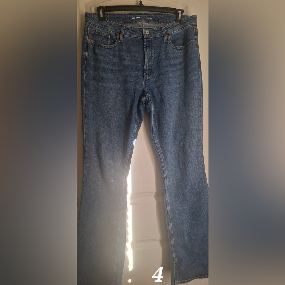 Old Navy Blue mid rise boot-cutโ Women's Jeans 14T casual western boho rodeo
